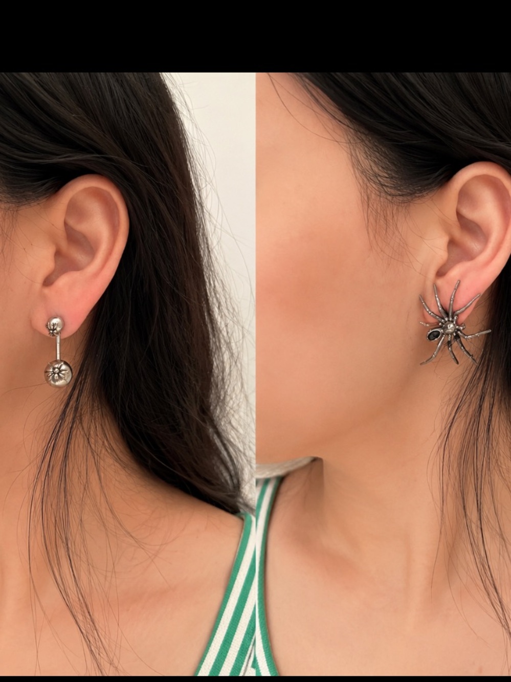 Heaven by Marc Jacob’s unique Silver Spider Stud Earrings - Women's Jewelry - Picture 4 of 8